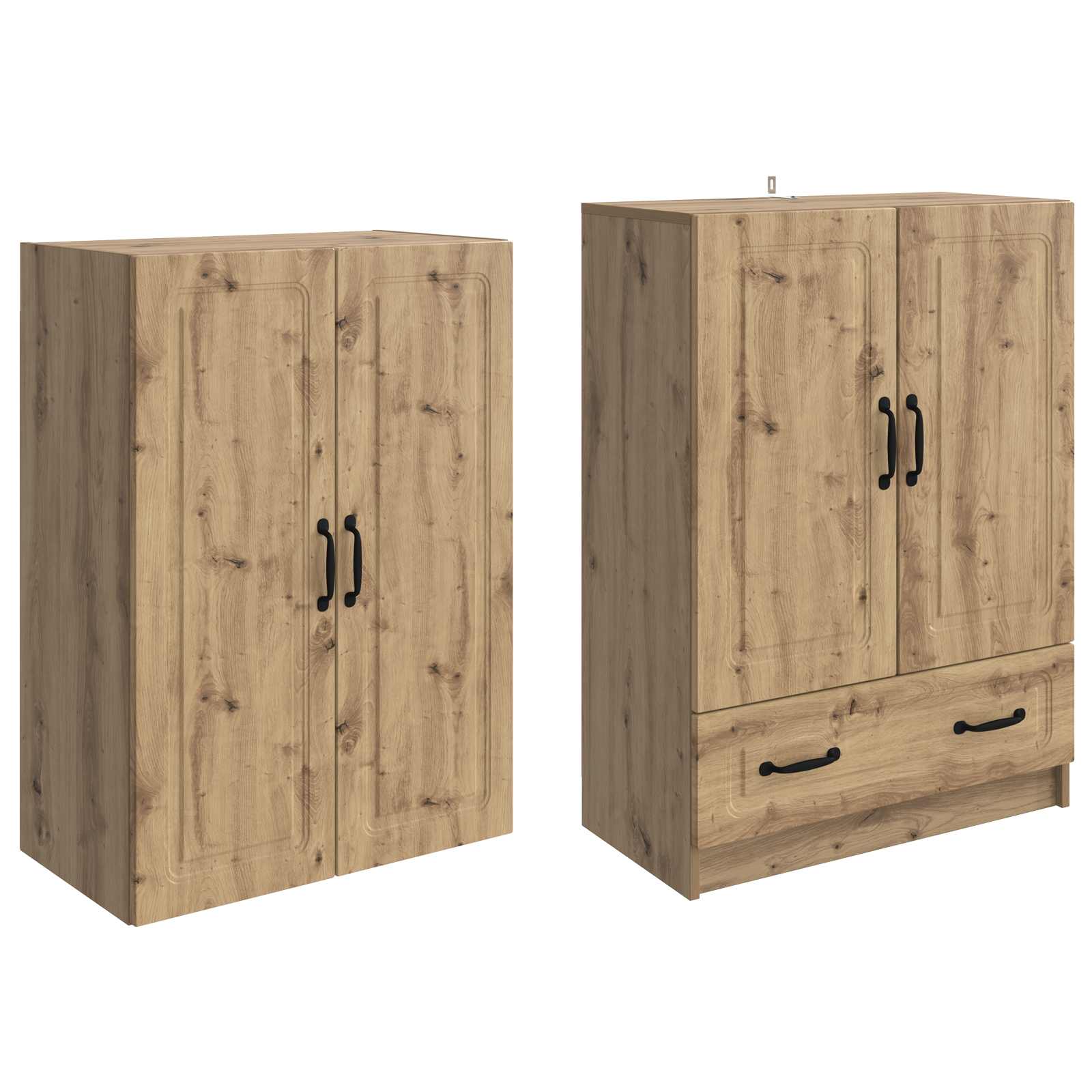 Set ormara 2 pcs Hrast artisan Konstruirano drvo