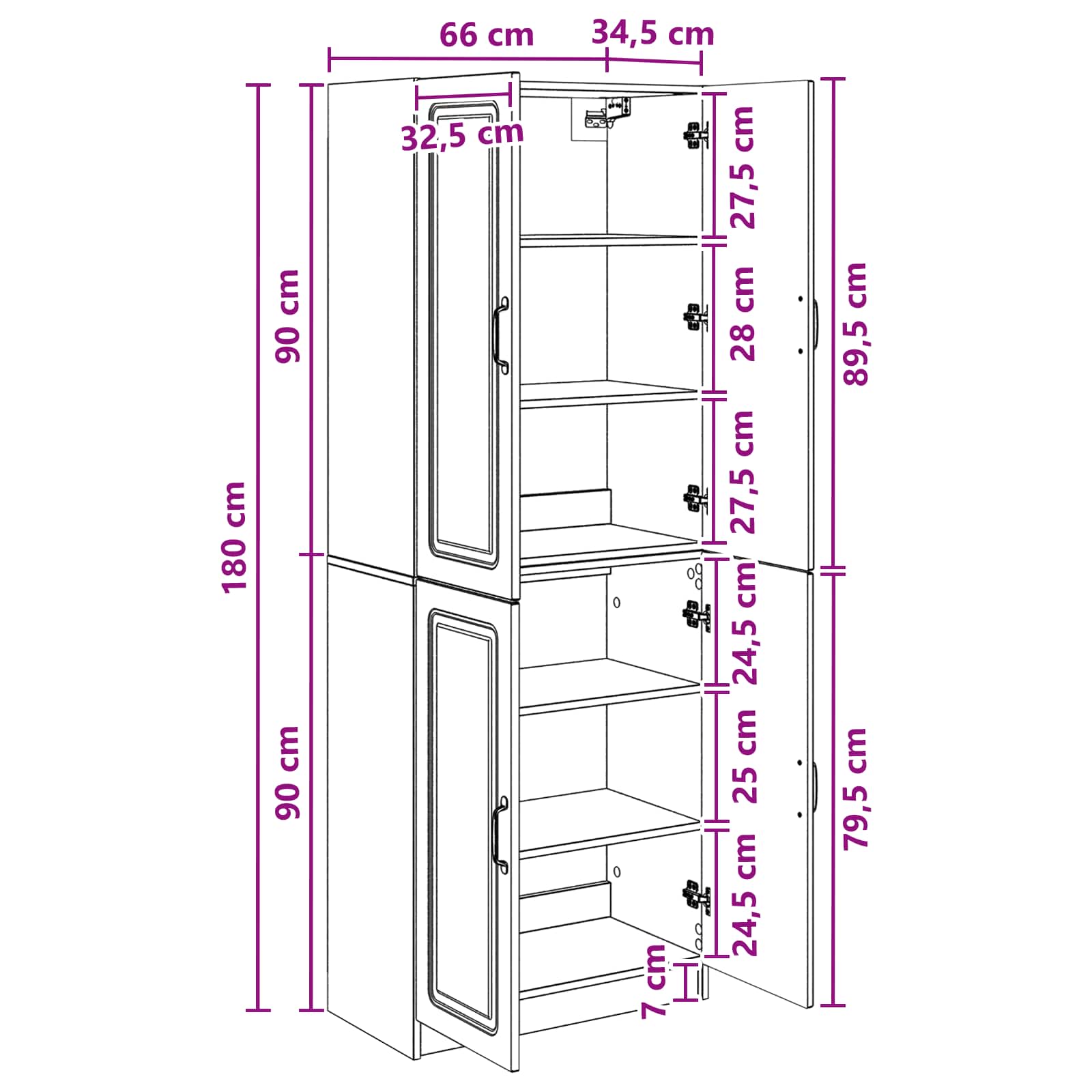 Set ormara 2 pcs Betonska siva Konstruirano drvo