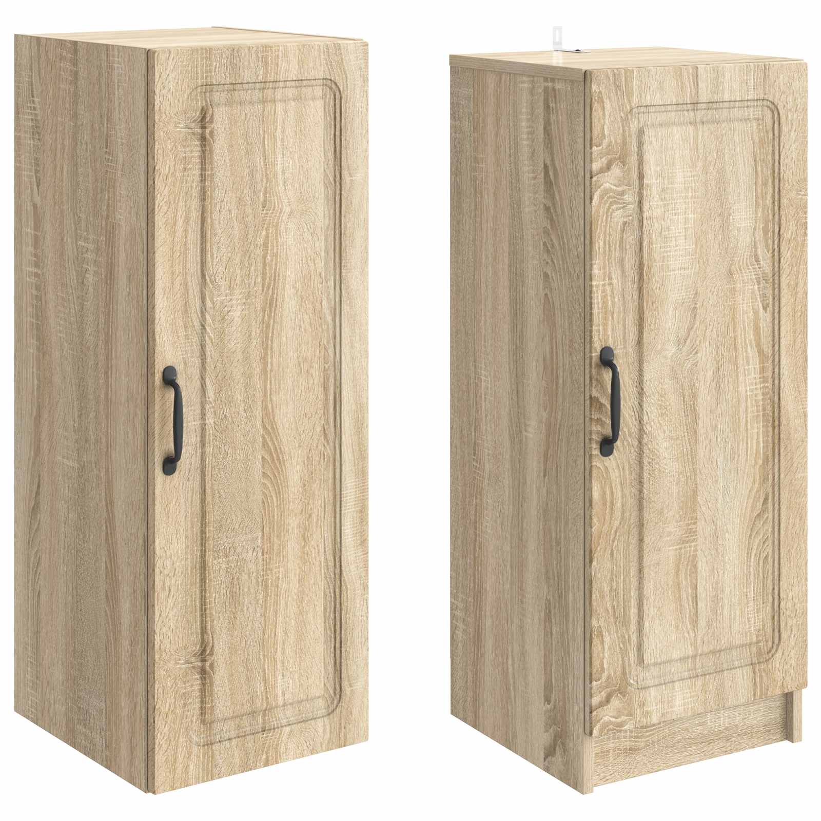 Set ormara 2 pcs Hrast sonoma Konstruirano drvo