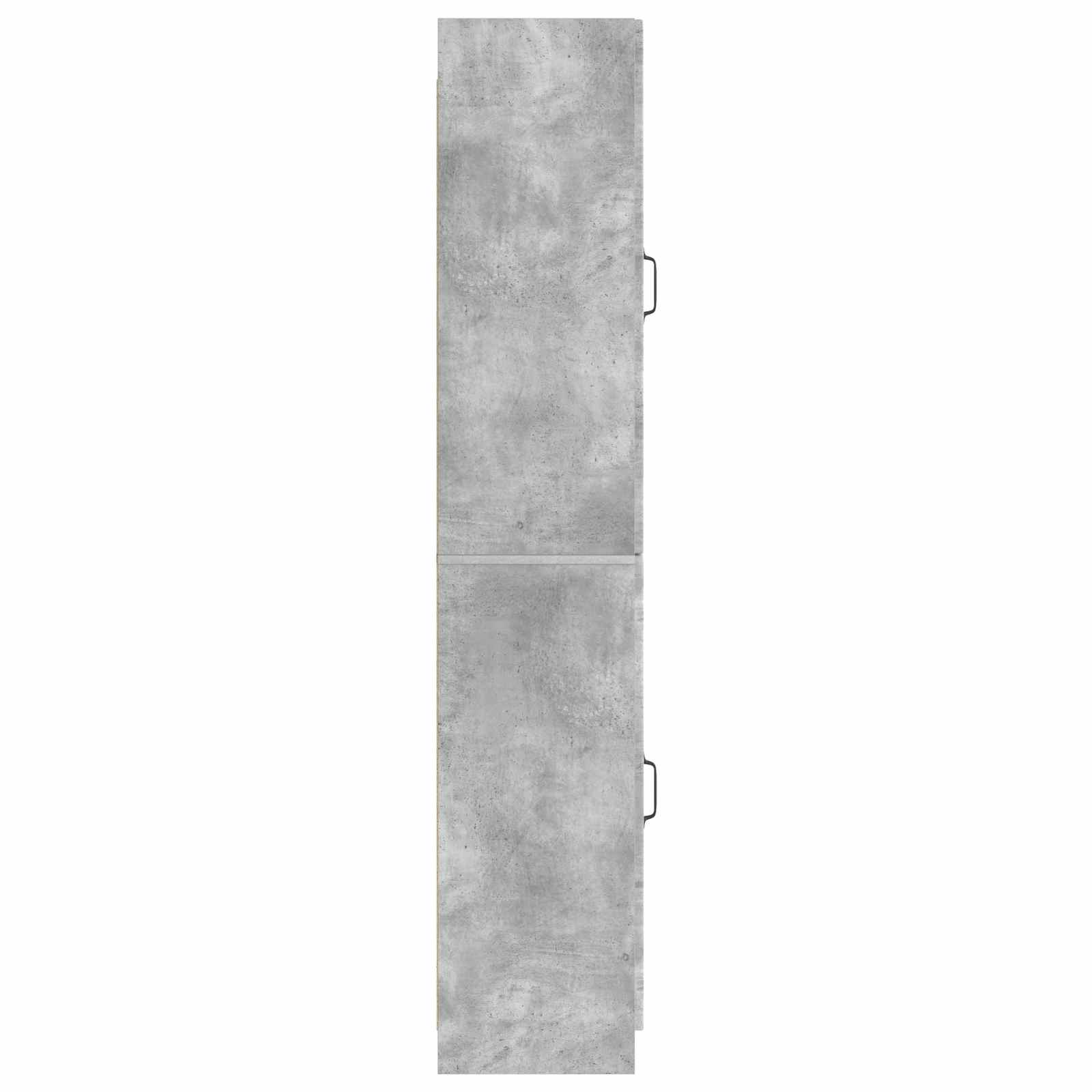 Set ormara 2 pcs Betonska siva Konstruirano drvo