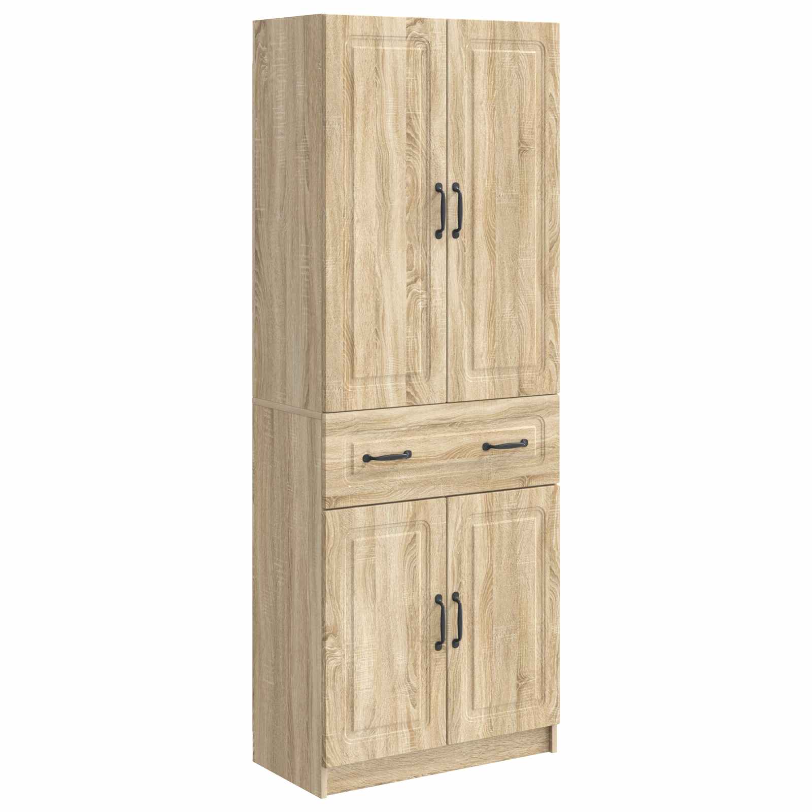 Set ormara 2 pcs Hrast sonoma Konstruirano drvo