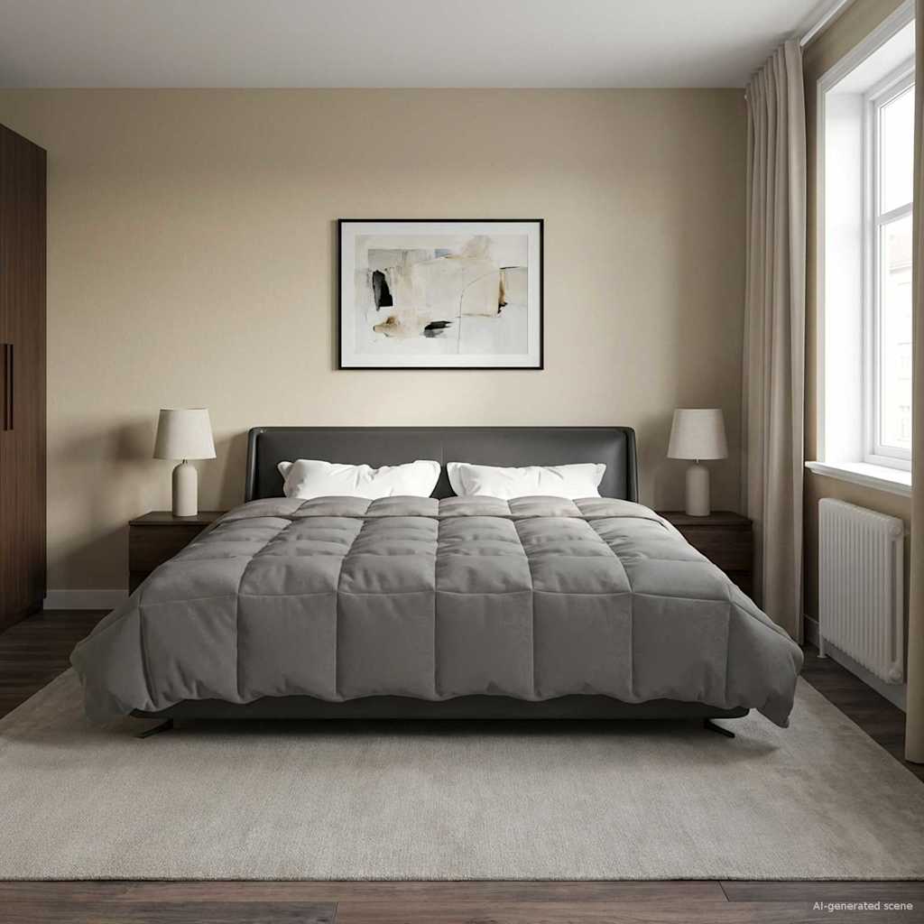 Puni pokrivač za cijelu godinu Svijetlo siva 220 x 260 cm