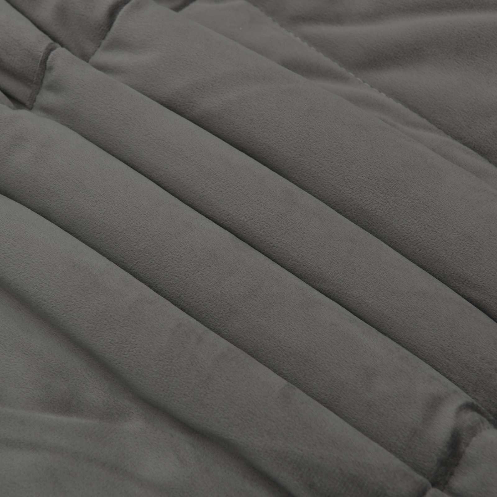 Zimska pokrivača Svijetlo siva 140 x 220 cm Mikrovlakna