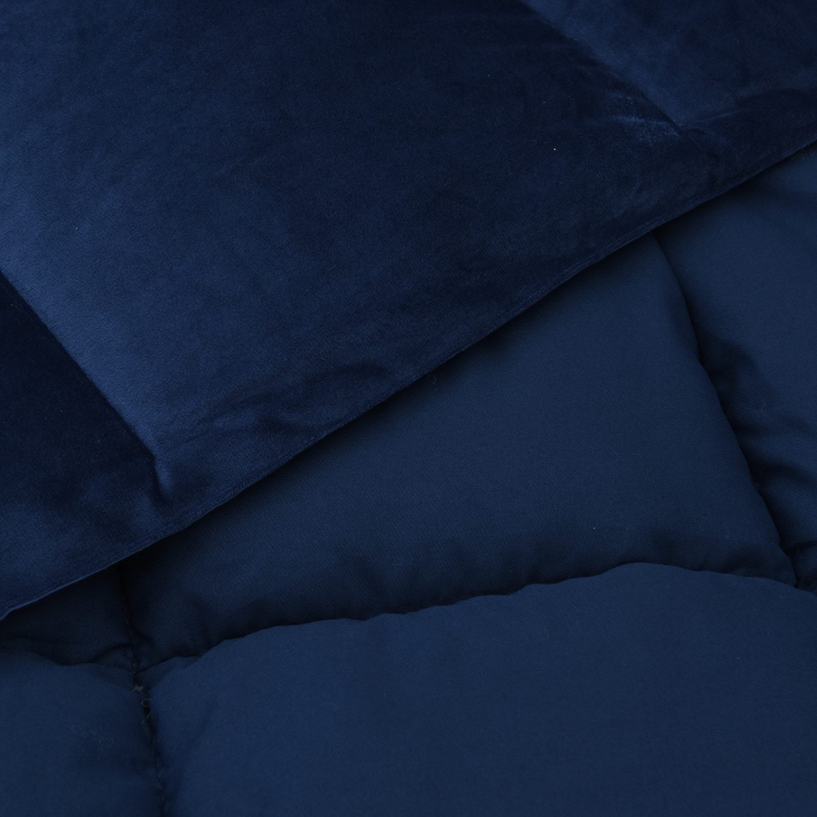 Zimska pokrivača Šonerisan Tamno plava 200 x 220 cm Mikrovlakna