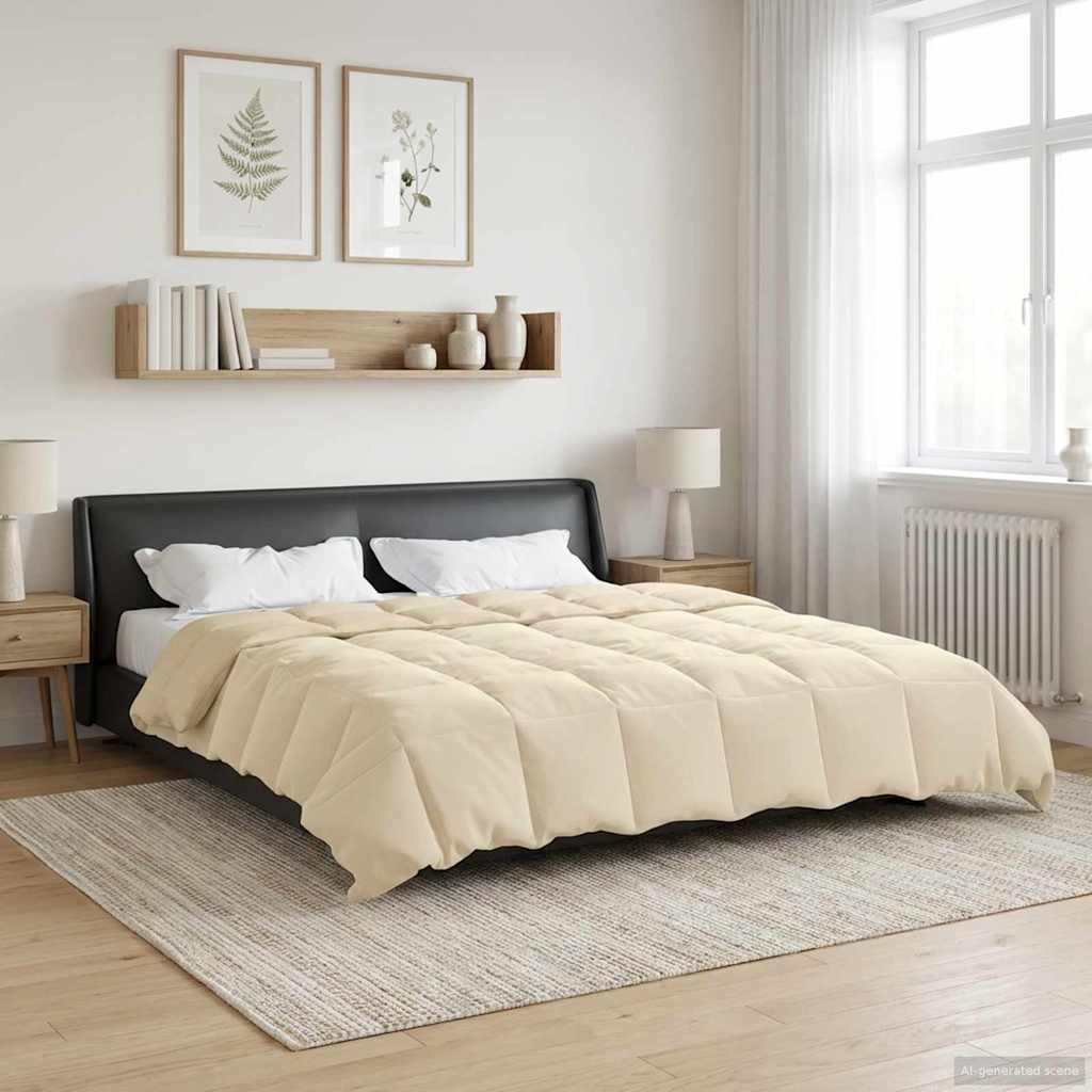 Zimska pokrivača Šonerisan Krema 240 x 260 cm Mikrovlakna
