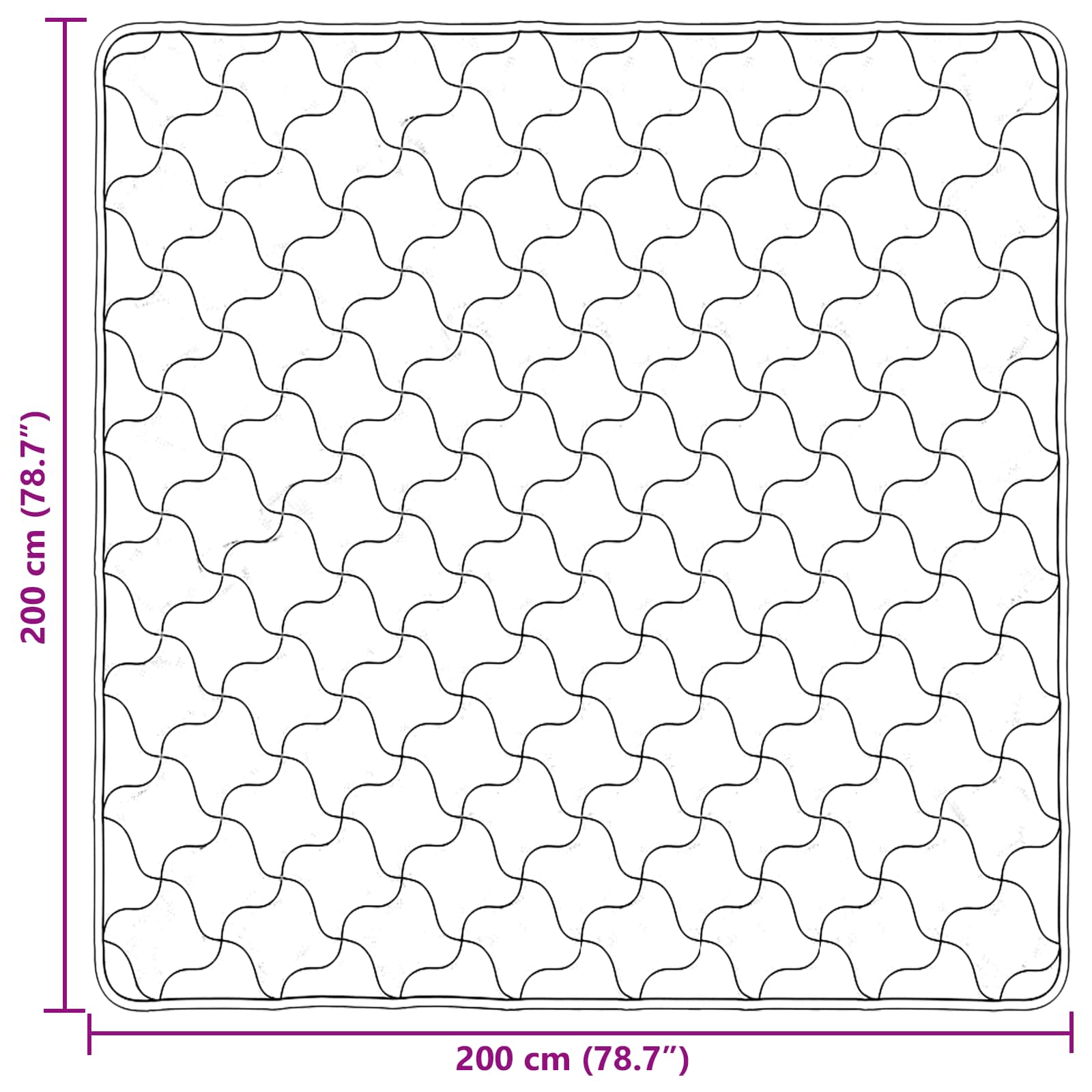 Puni pokrivač za cijelu godinu Šonerisan Antracit 200 x 200 cm