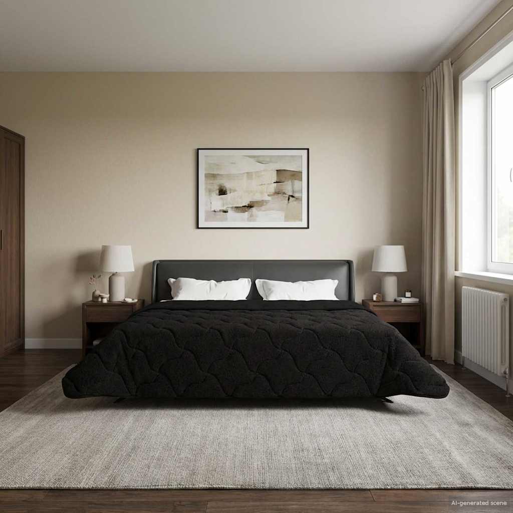 Puni pokrivač za cijelu godinu Šonerisan Crna 200 x 220 cm
