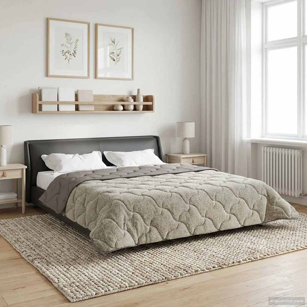 Zimska pokrivača Šonerisan Svjetlosiva 200 x 200 cm