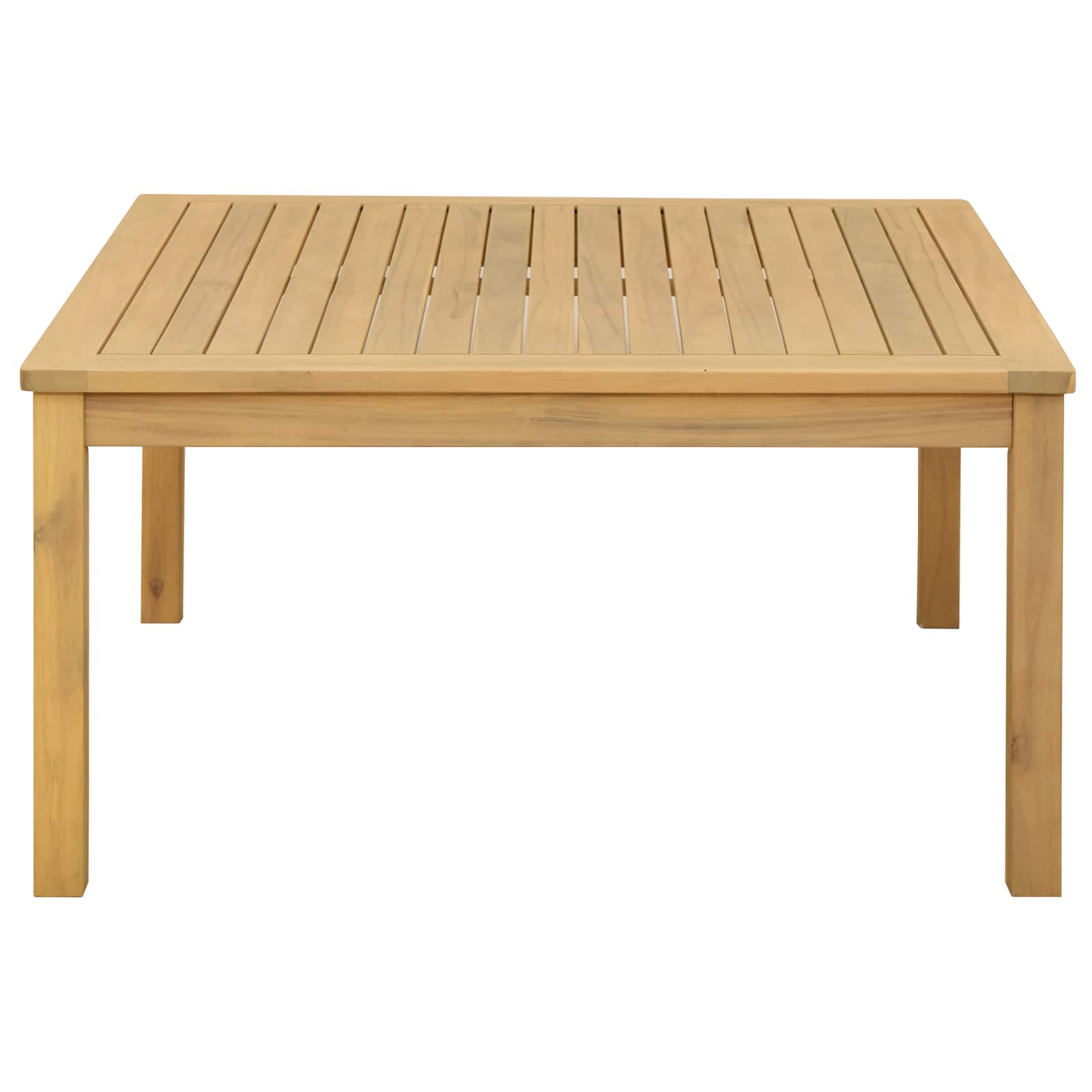 Kava Stol Svijetla akacija 85 x 85 x 45 cm Čvrsto drvo akacije