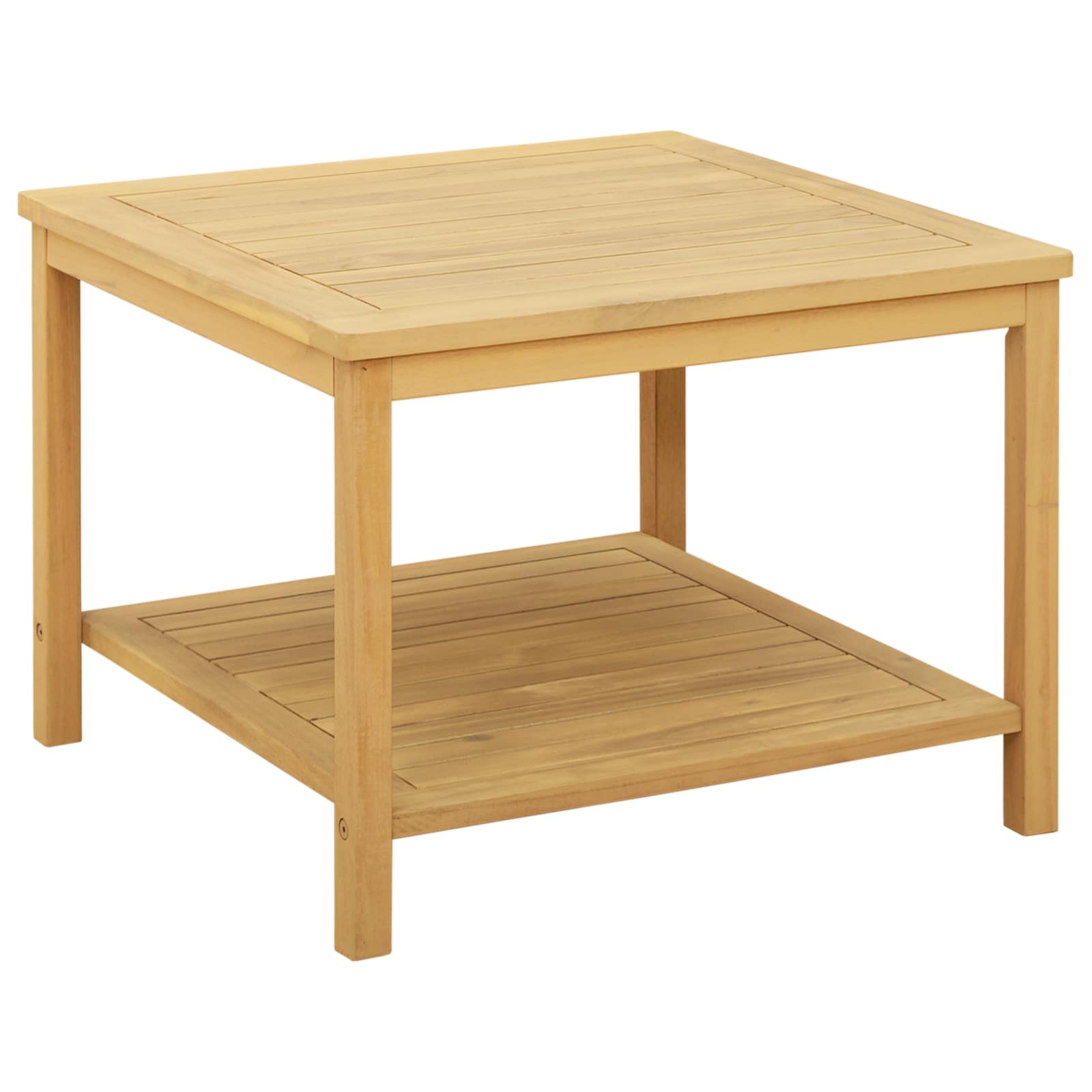 Bocni stol Prirodna nafta 60 x 60 x 45 cm Čvrsto drvo akacije