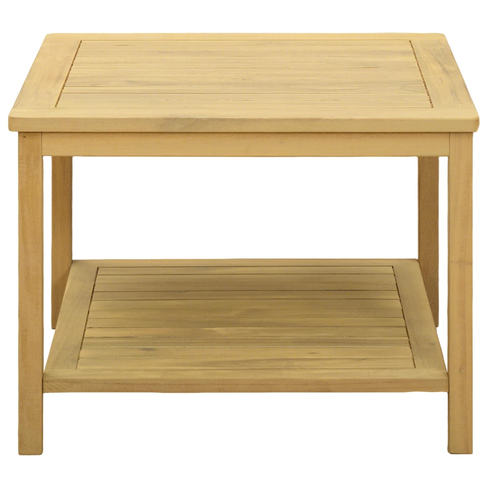 Bocni stol Prirodna nafta 60 x 60 x 45 cm Čvrsto drvo akacije