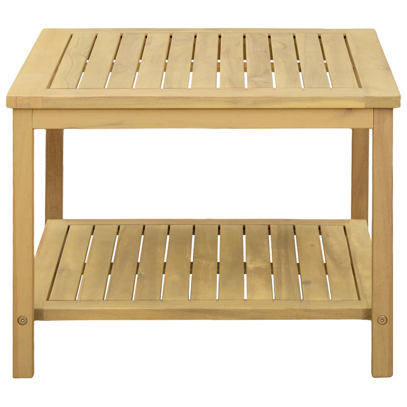 Bocni stol Prirodna nafta 60 x 60 x 45 cm Čvrsto drvo akacije