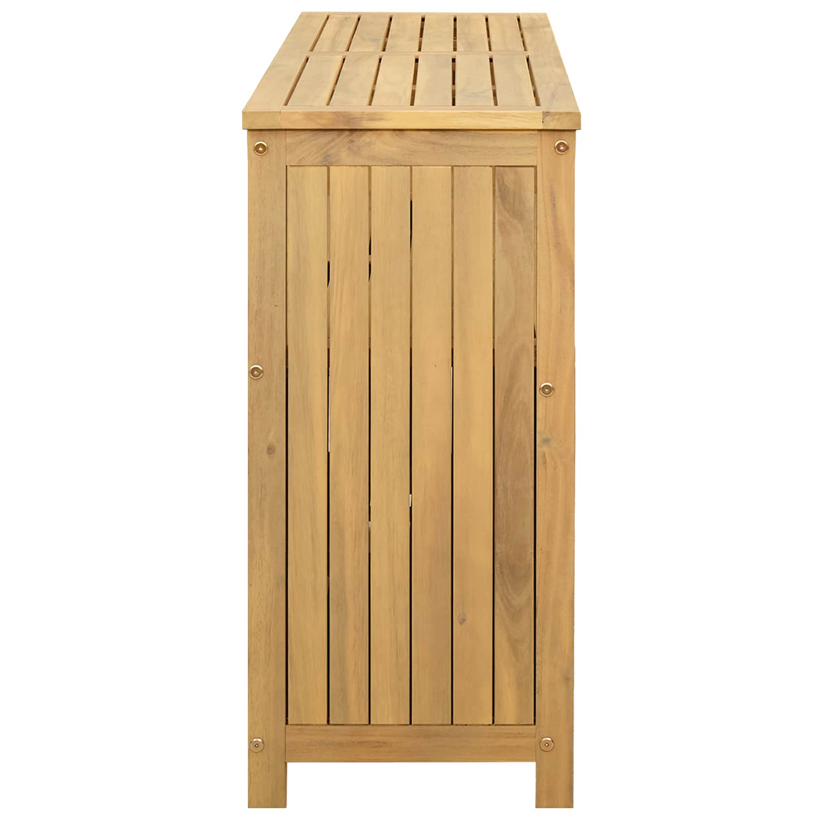 Vrtna konzola s pohranom Svijetla akacija 110 x 35 x 75 cm