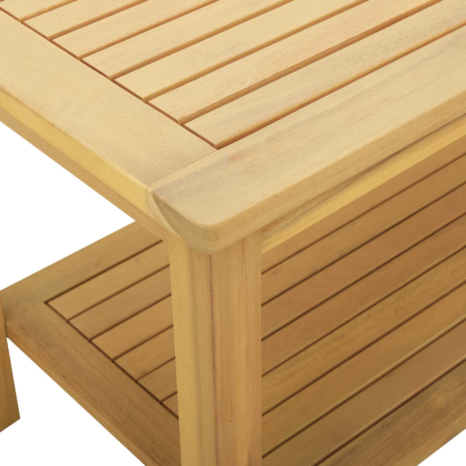 Bocni stol Prirodna nafta 70 x 40 x 45 cm Čvrsto drvo akacije