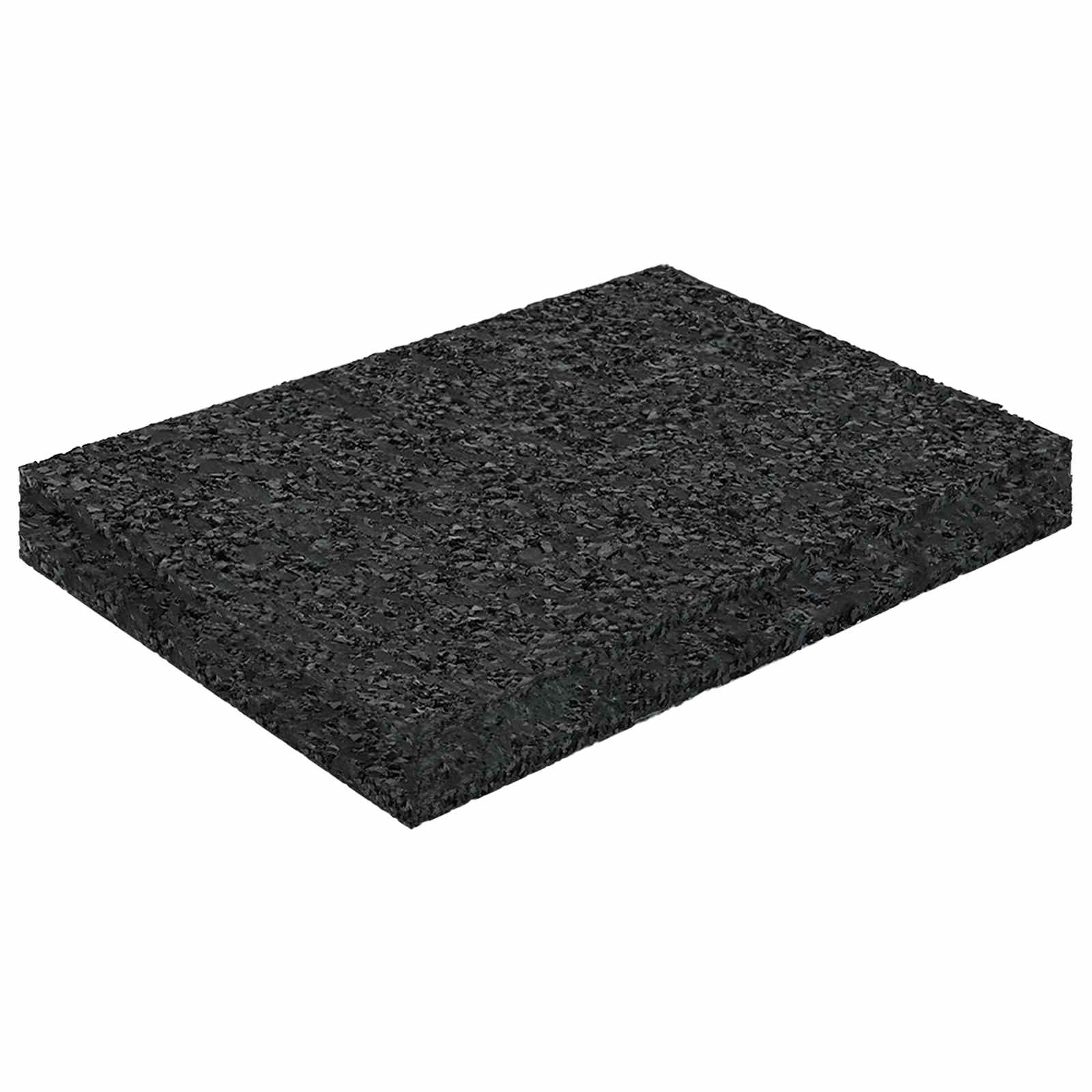 Gumenasti granulatni vanjski pod Crna 6 x 9 x 1 cm Guma