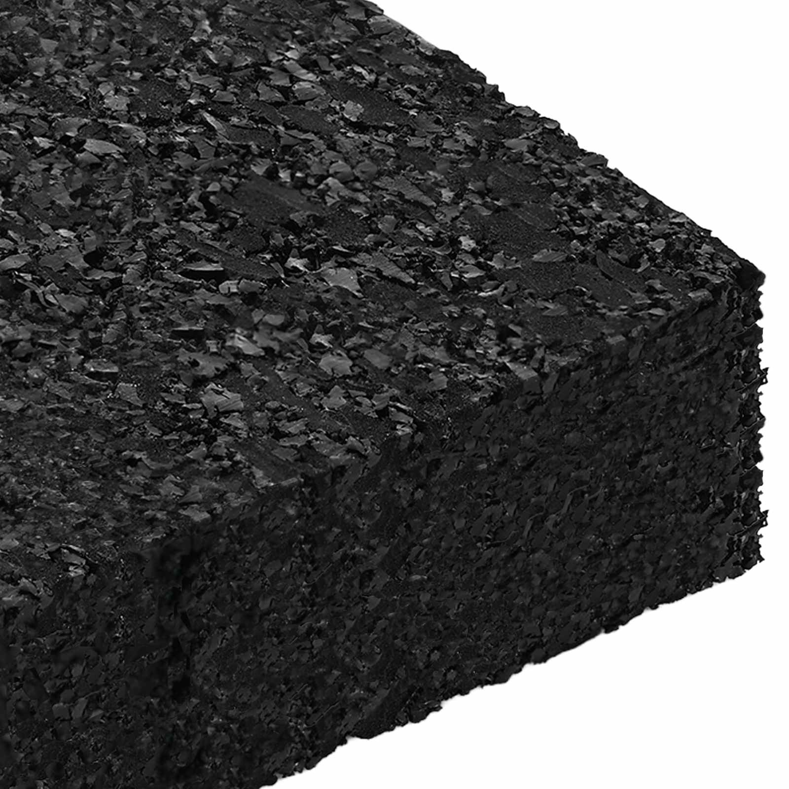 Gumenasti granulatni vanjski pod 25 pcs Crna 9 x 6 x 2 cm Guma