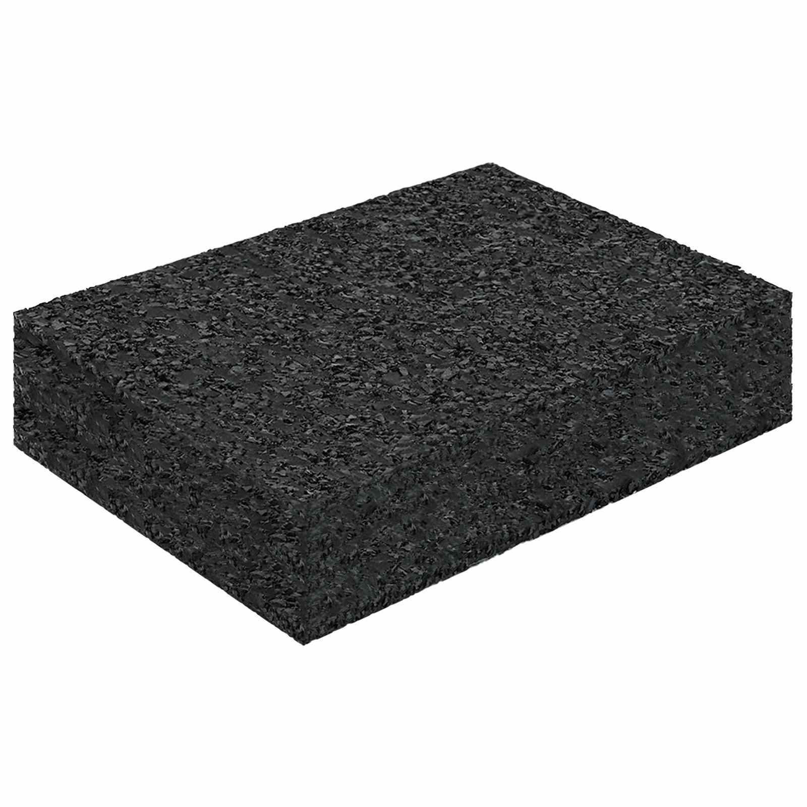 Gumenasti granulatni vanjski pod 25 pcs Crna 9 x 6 x 2 cm Guma