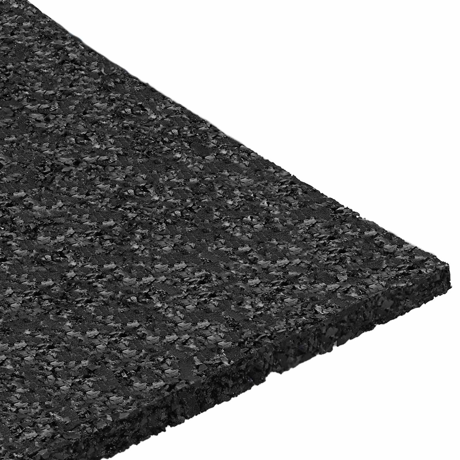 Gumenasti granulatni vanjski pod Crna 9 x 9 x 0,3 cm Guma