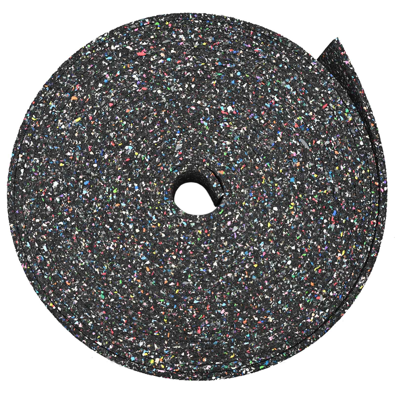 Gumena granulatna ploča Crna 2000 x 12 x 0,8 cm Guma