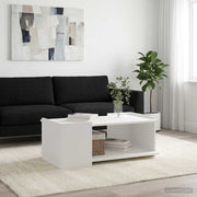 Kava Stol Bijela 90 x 50 x 33 cm Konstruirano drvo