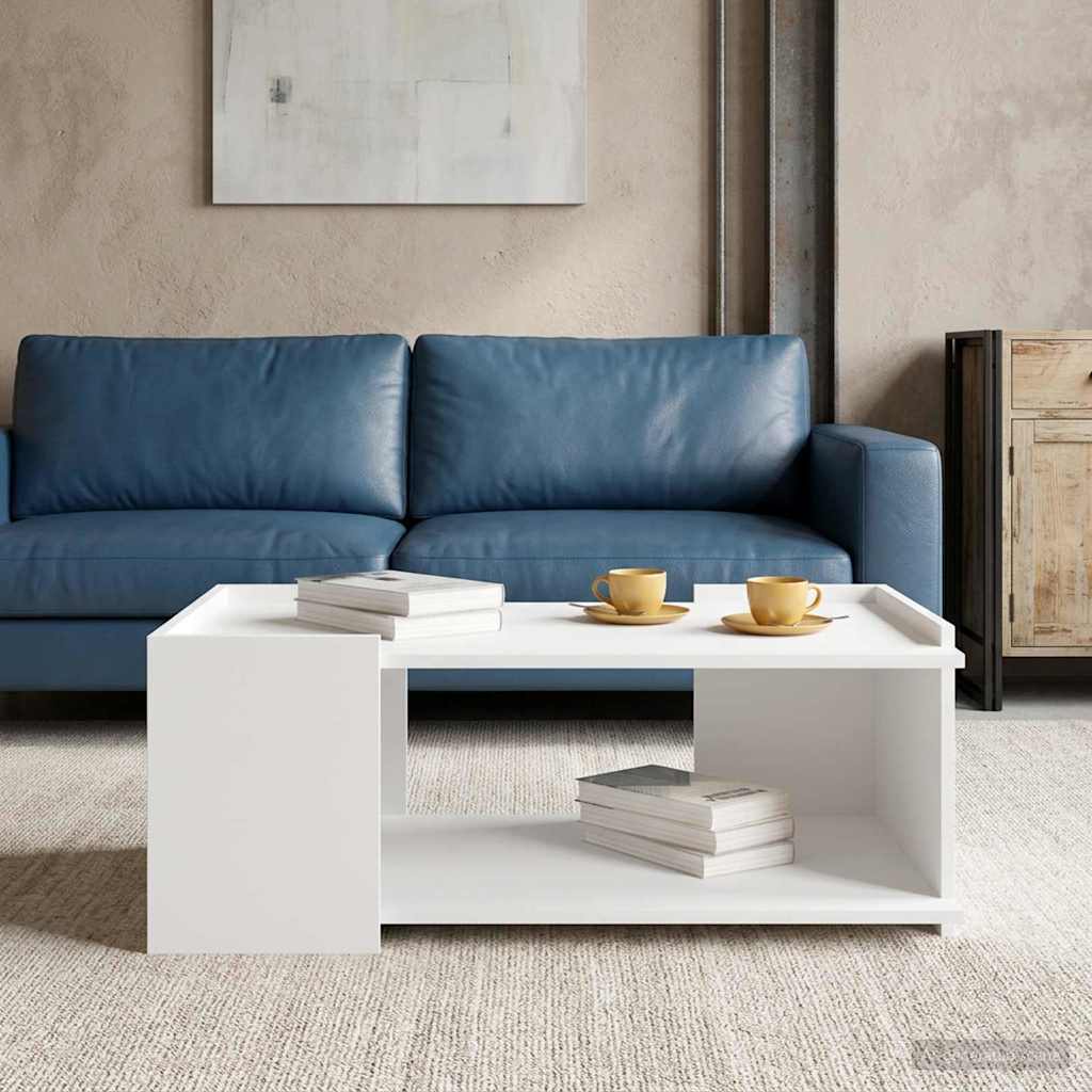 Kava Stol Bijela 90 x 50 x 33 cm Konstruirano drvo
