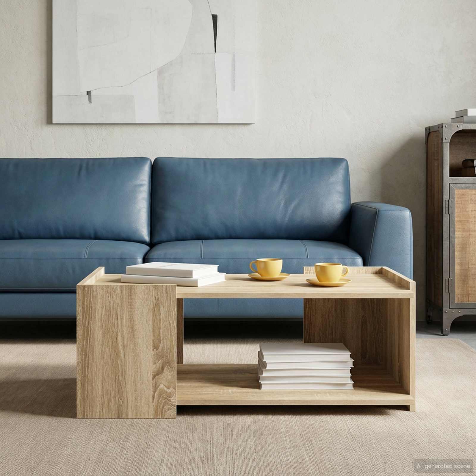 Kava Stol Hrast sonoma 90 x 50 x 33 cm Konstruirano drvo