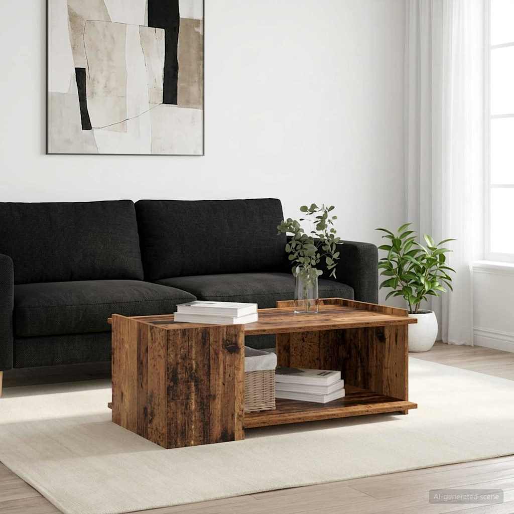 Kava Stol Staro drvo 90 x 50 x 33 cm Konstruirano drvo