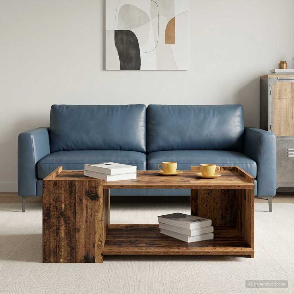 Kava Stol Staro drvo 90 x 50 x 33 cm Konstruirano drvo