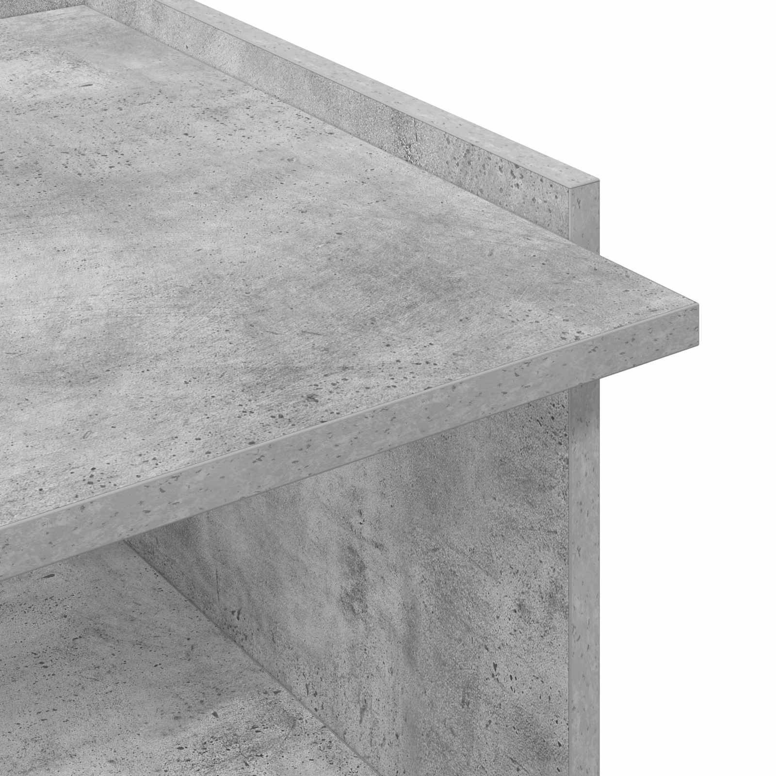 Kava Stol Betonska siva 50,5 x 50 x 33 cm Konstruirano drvo
