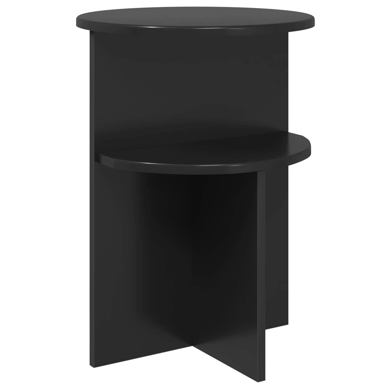 Bocni stol Crni hrast Ø 39,5 x 55 cm Konstruirano drvo