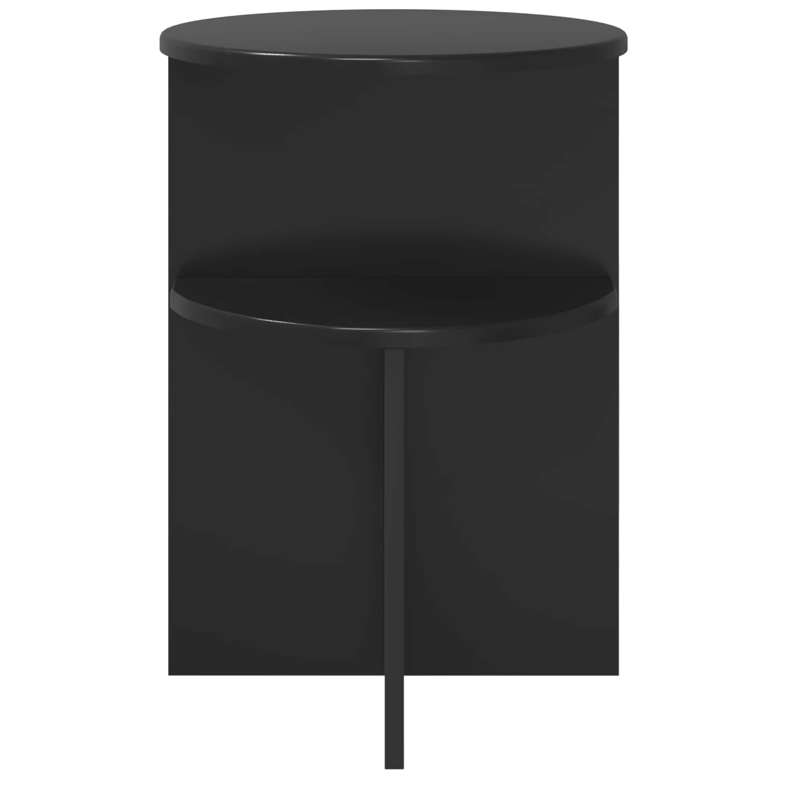 Bocni stol Crni hrast Ø 39,5 x 55 cm Konstruirano drvo