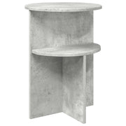 Bocni stol Betonska siva Ø 39,5 x 55 cm Konstruirano drvo