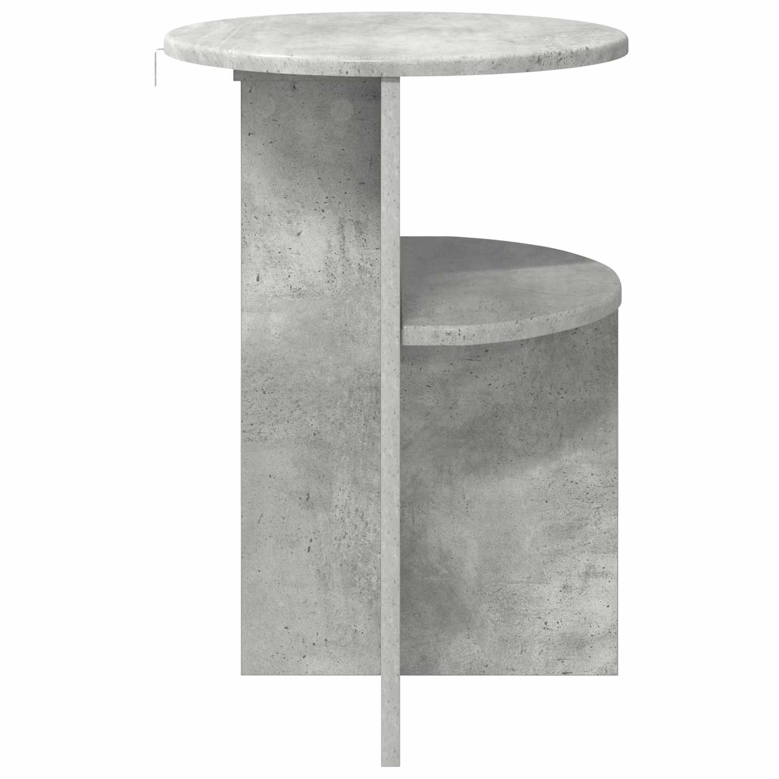 Bocni stol Betonska siva Ø 39,5 x 55 cm Konstruirano drvo