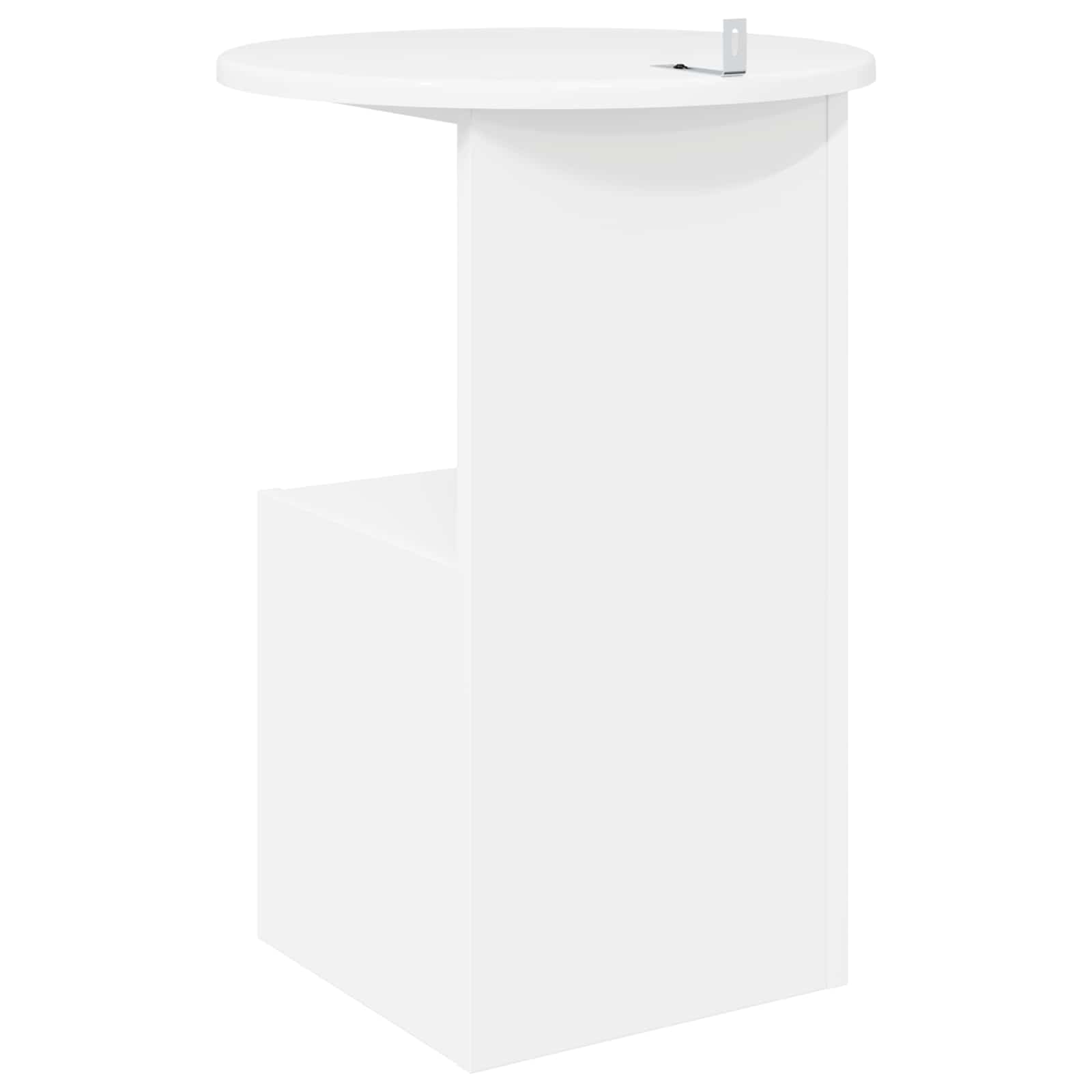 Bocni stol Bijela Ø 39,5 x 55 cm Konstruirano drvo