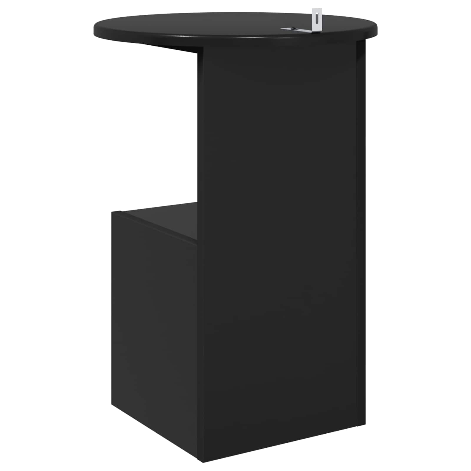 Bocni stol Crni hrast Ø 39,5 x 55 cm Konstruirano drvo