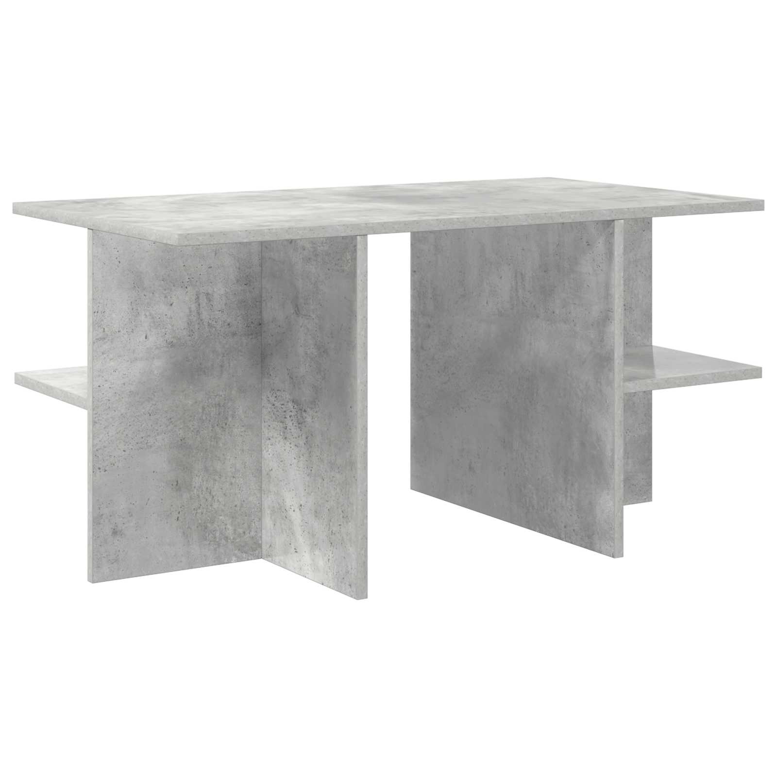 Kava Stol Betonska siva 87 x 50 x 45 cm Konstrukcijsko drvo