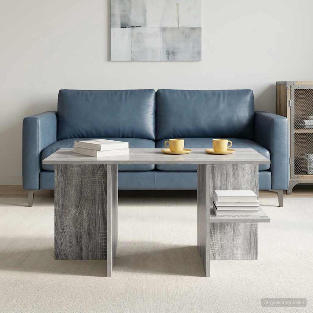 Kava Stol Siva sonoma 87 x 50 x 45 cm Konstrukcijsko drvo