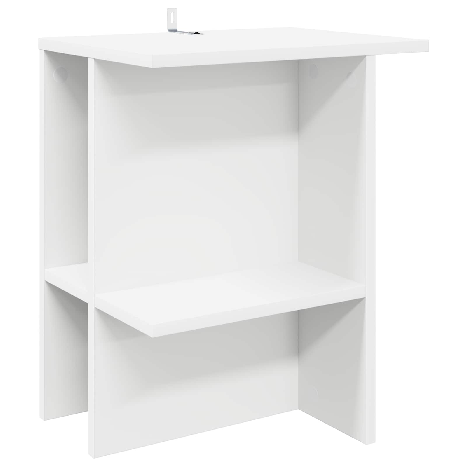 Kava Stol 2 pcs Bijela 40 x 30 x 49 cm Konstruirano drvo