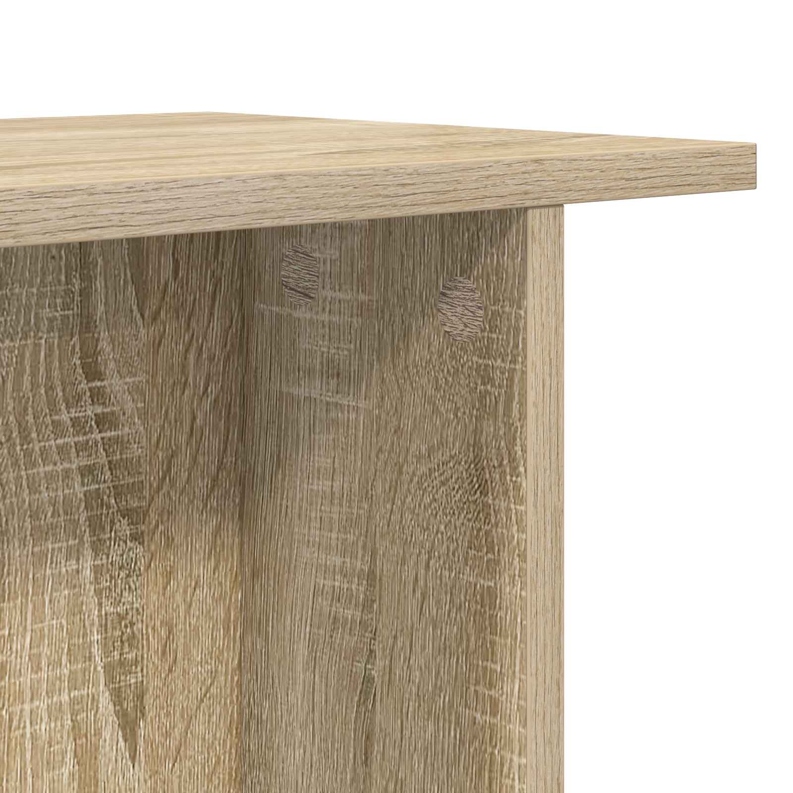 Kava Stol 2 pcs Hrast sonoma 40 x 30 x 49 cm Konstruirano drvo