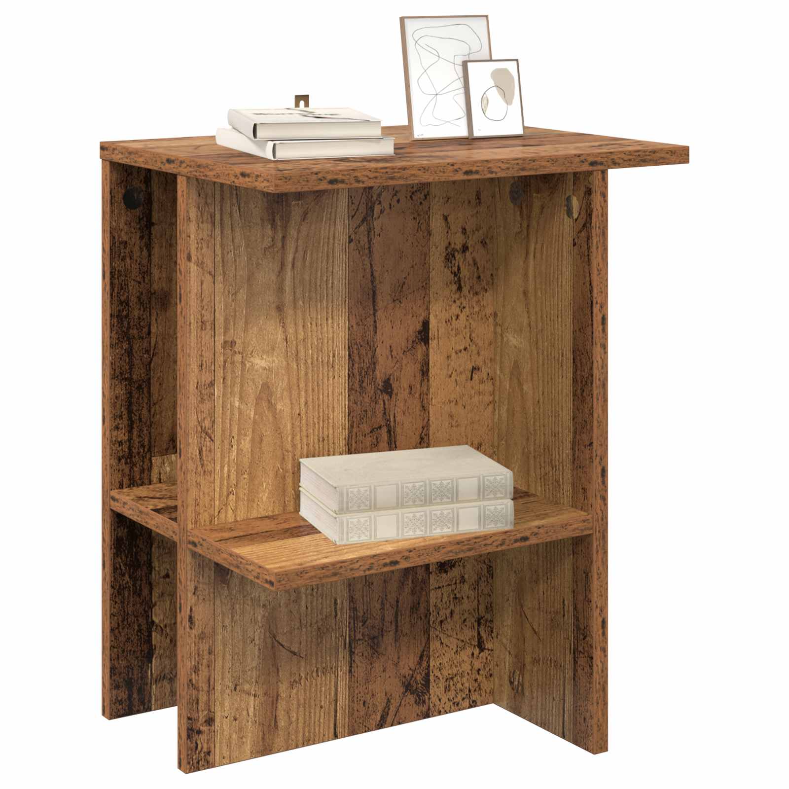 Kava Stol 2 pcs Staro drvo 40 x 30 x 49 cm Konstruirano drvo