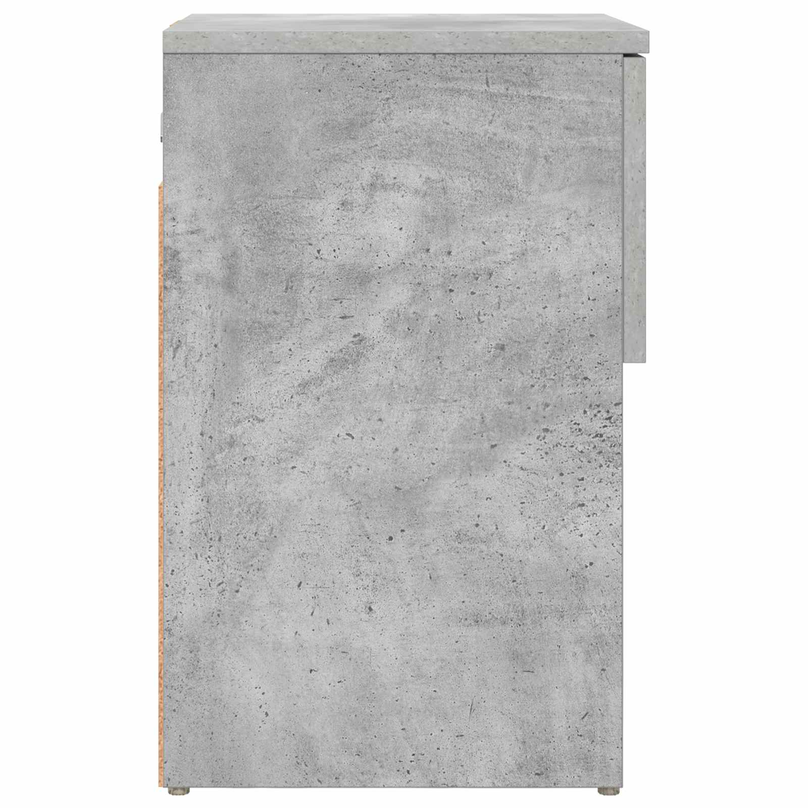 Ormarić za krevet Betonska siva 29 x 31,5 x 49 cm