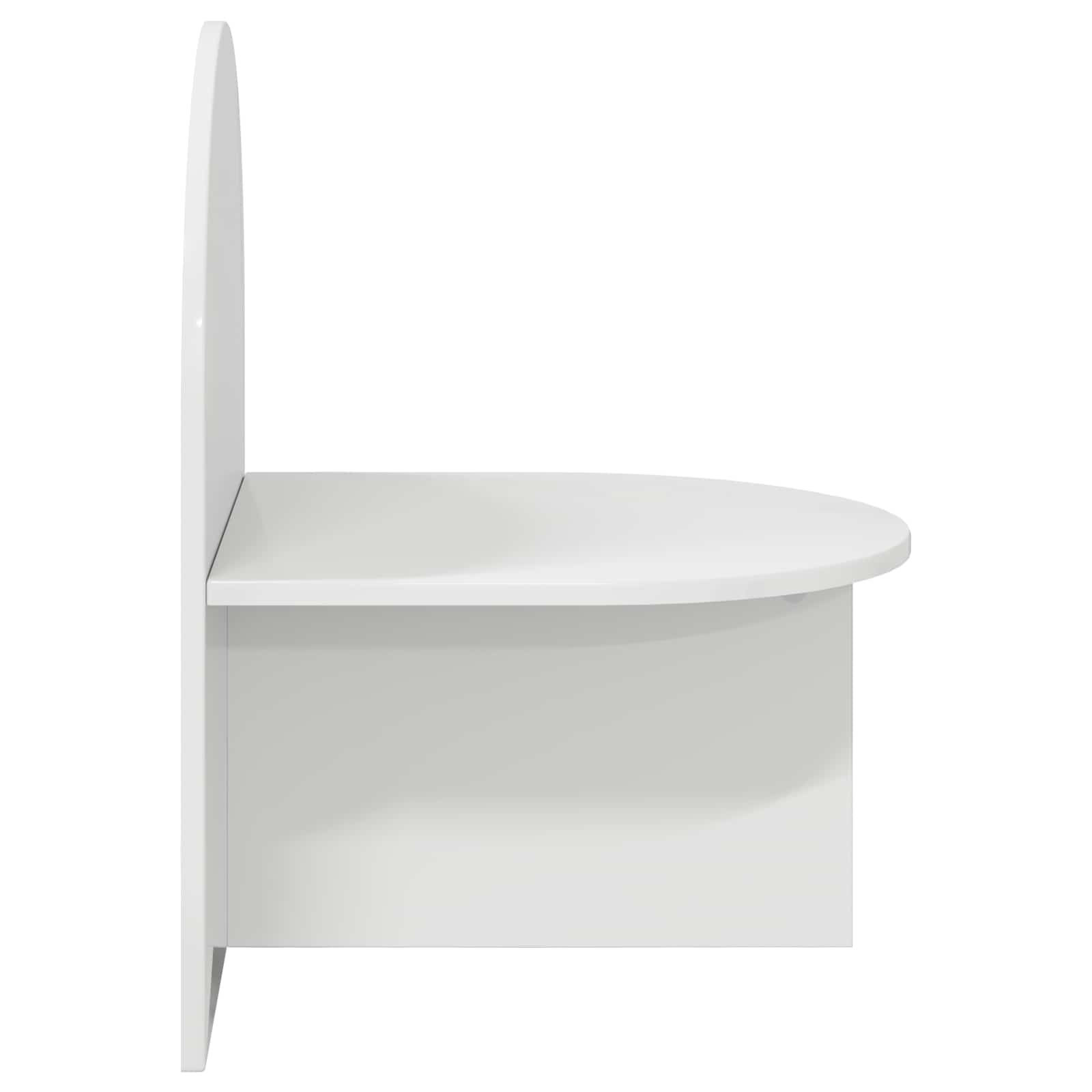 Noćni ormarić 2 pcs Bijela visokog sjaja 48 x 49 x 65 cm