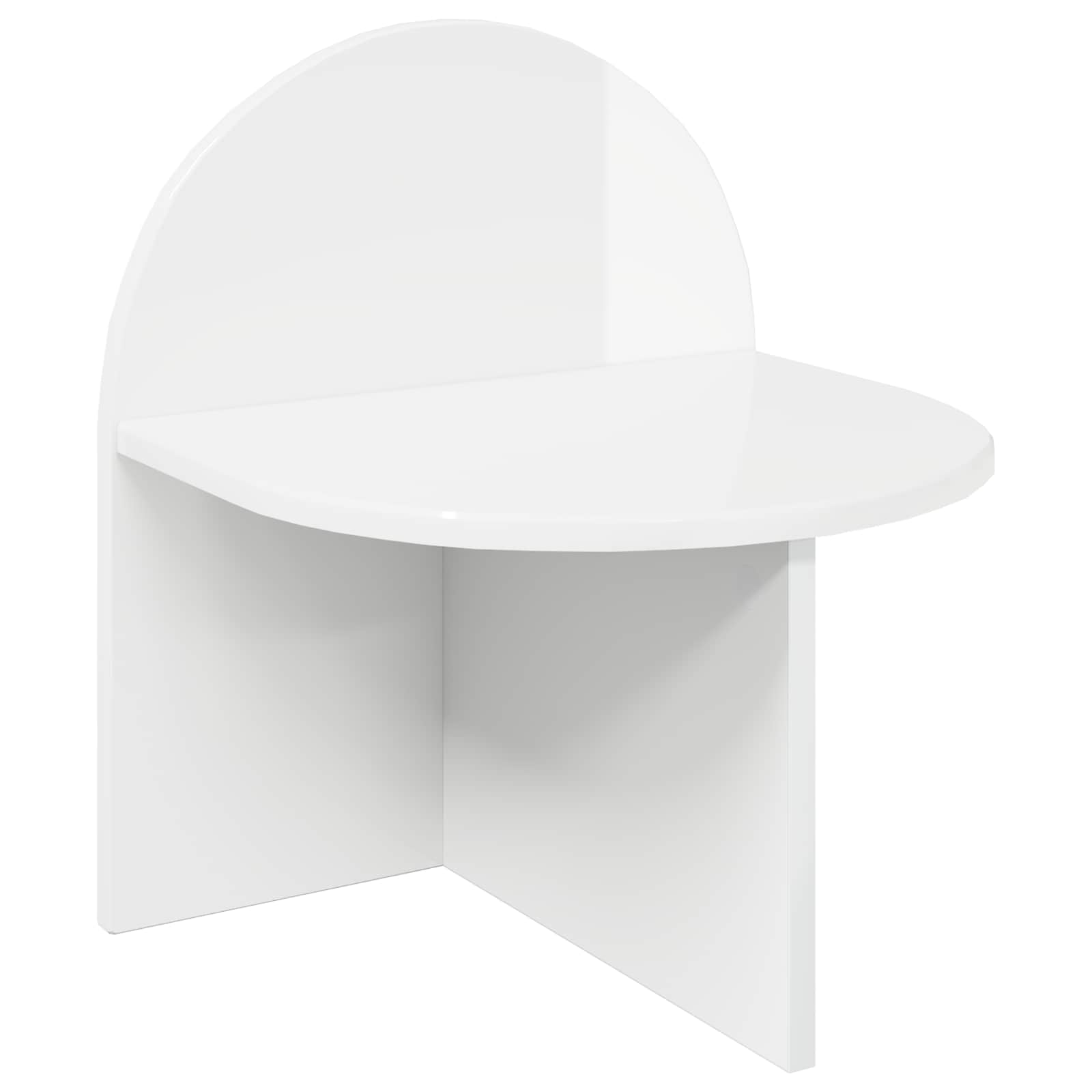 Noćni ormarić 2 pcs Bijela visokog sjaja 40 x 35,5 x 45,5 cm