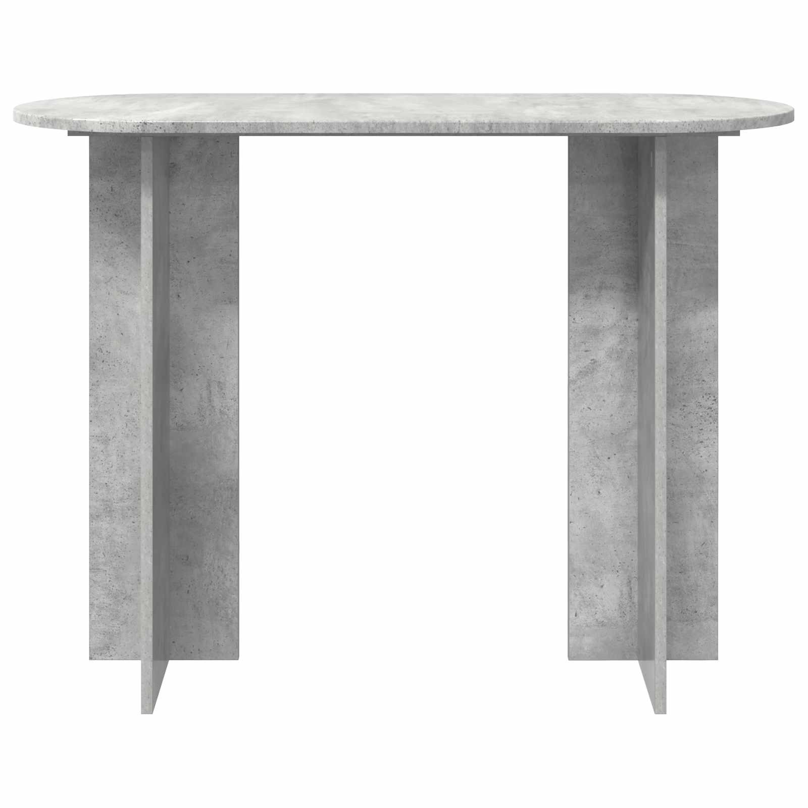 Konzolna stolica s pohranom Betonska siva 100 x 39,5 x 75 cm