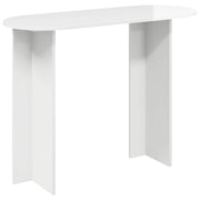 Konzolna stolica Bijela visokog sjaja 100 x 39,5 x 75 cm