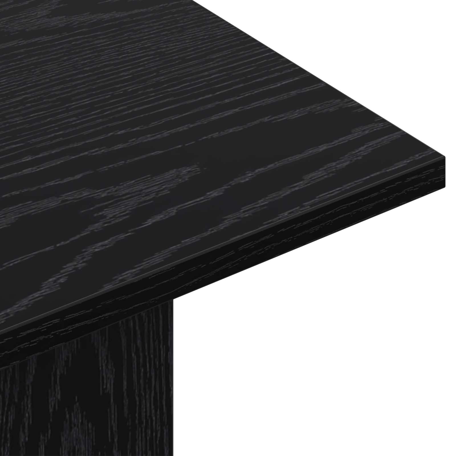 Konzolni stol Crni hrast 100 x 30 x 75 cm Konstruirano drvo