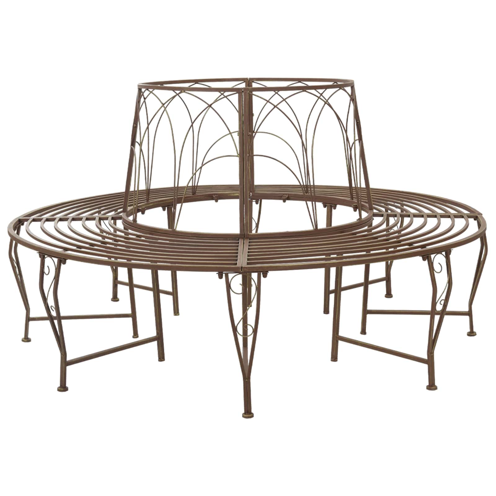 Klupa pod drvetom 8-Broj sjedala Ø 160 x 89 cm Čelik