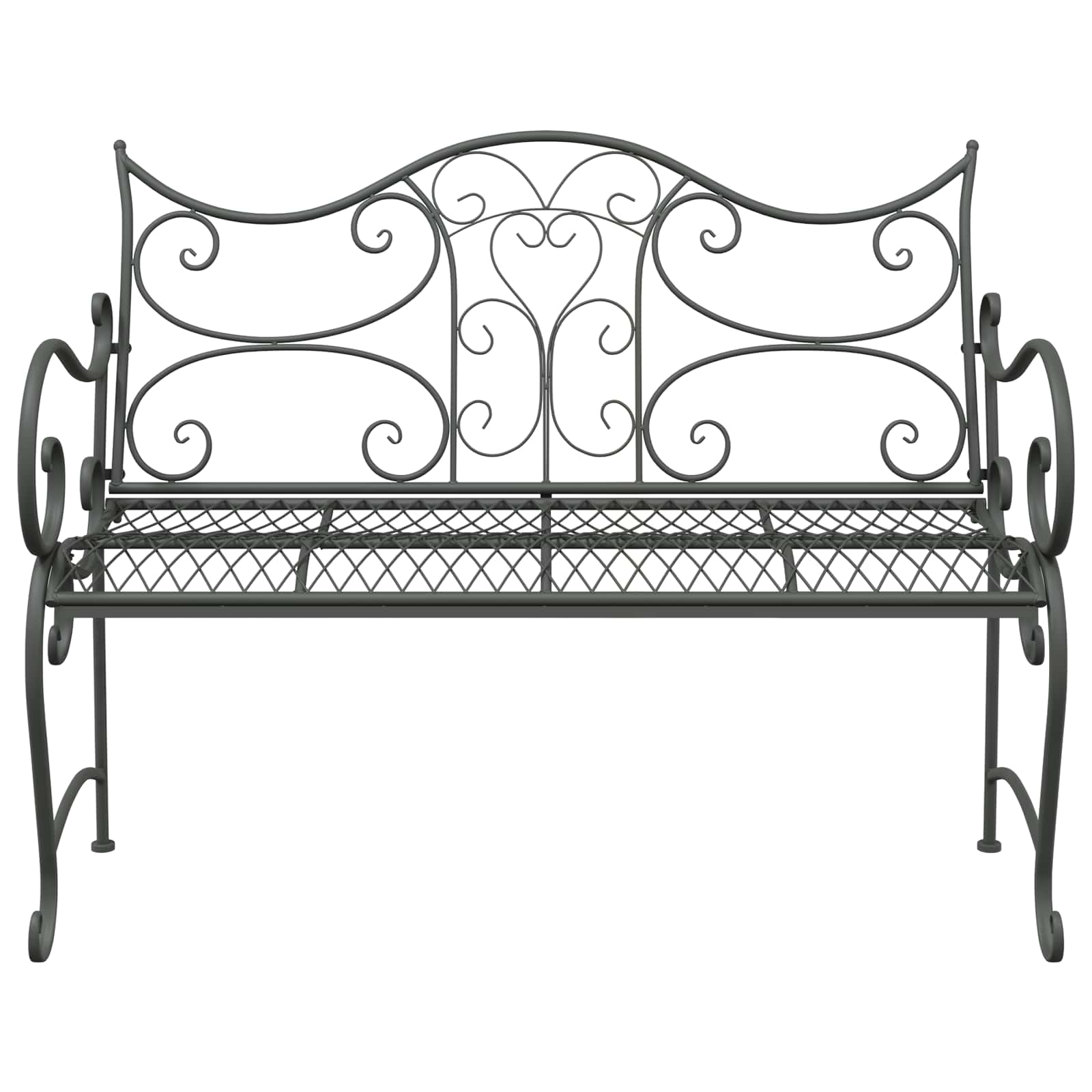 Vrtna klupa 2-Broj sjedala 114 x 56,5 x 90 cm Čelik