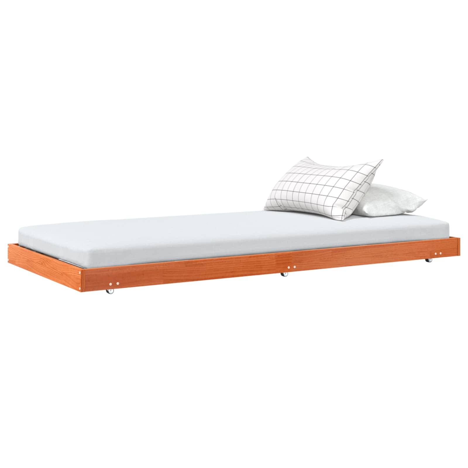 Krevetna konstrukcija Vosak smeđa 90 x 200 cm