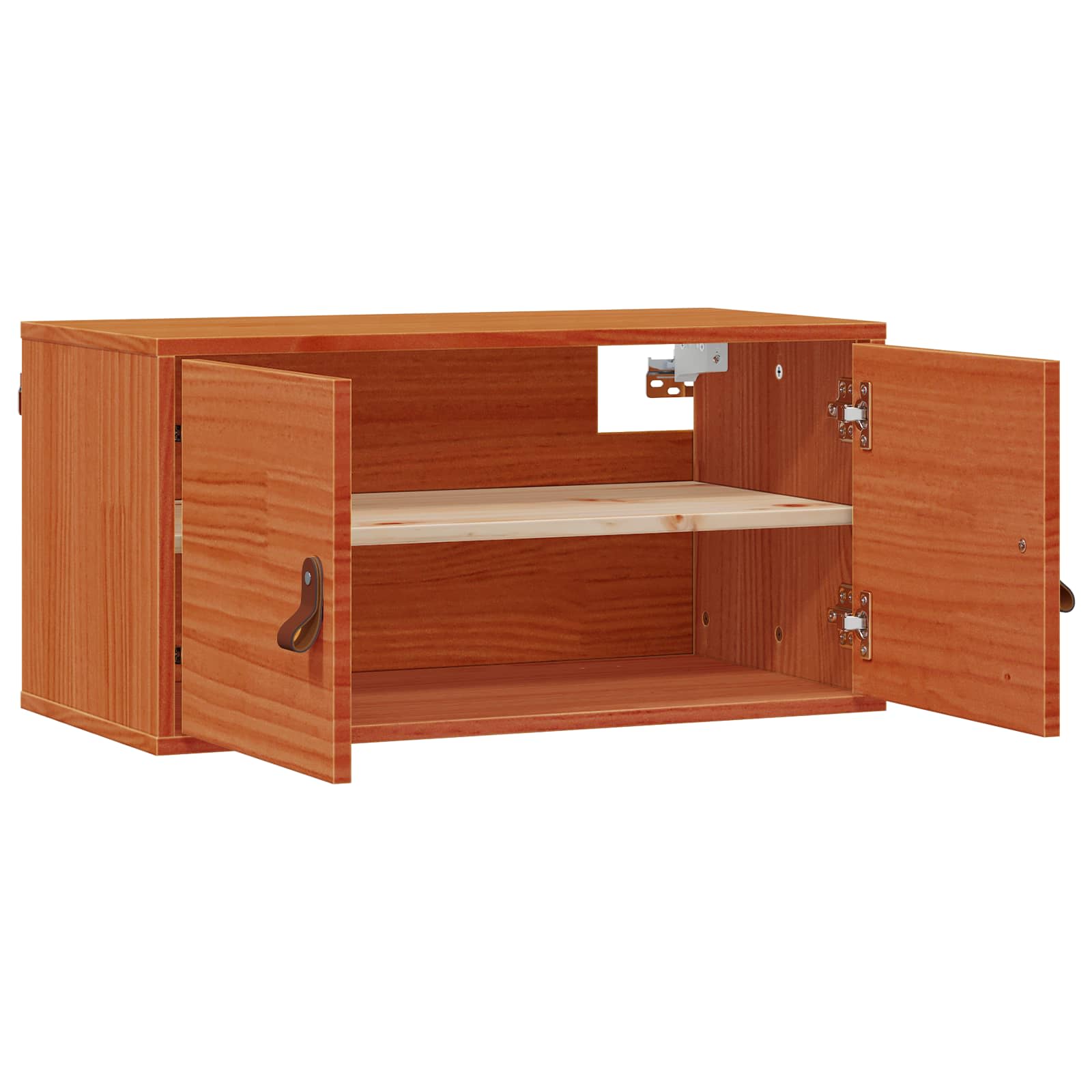 Ormar za Zid Vosak smeđa 80 x 30 x 30 cm Čvrsto borovo drvo